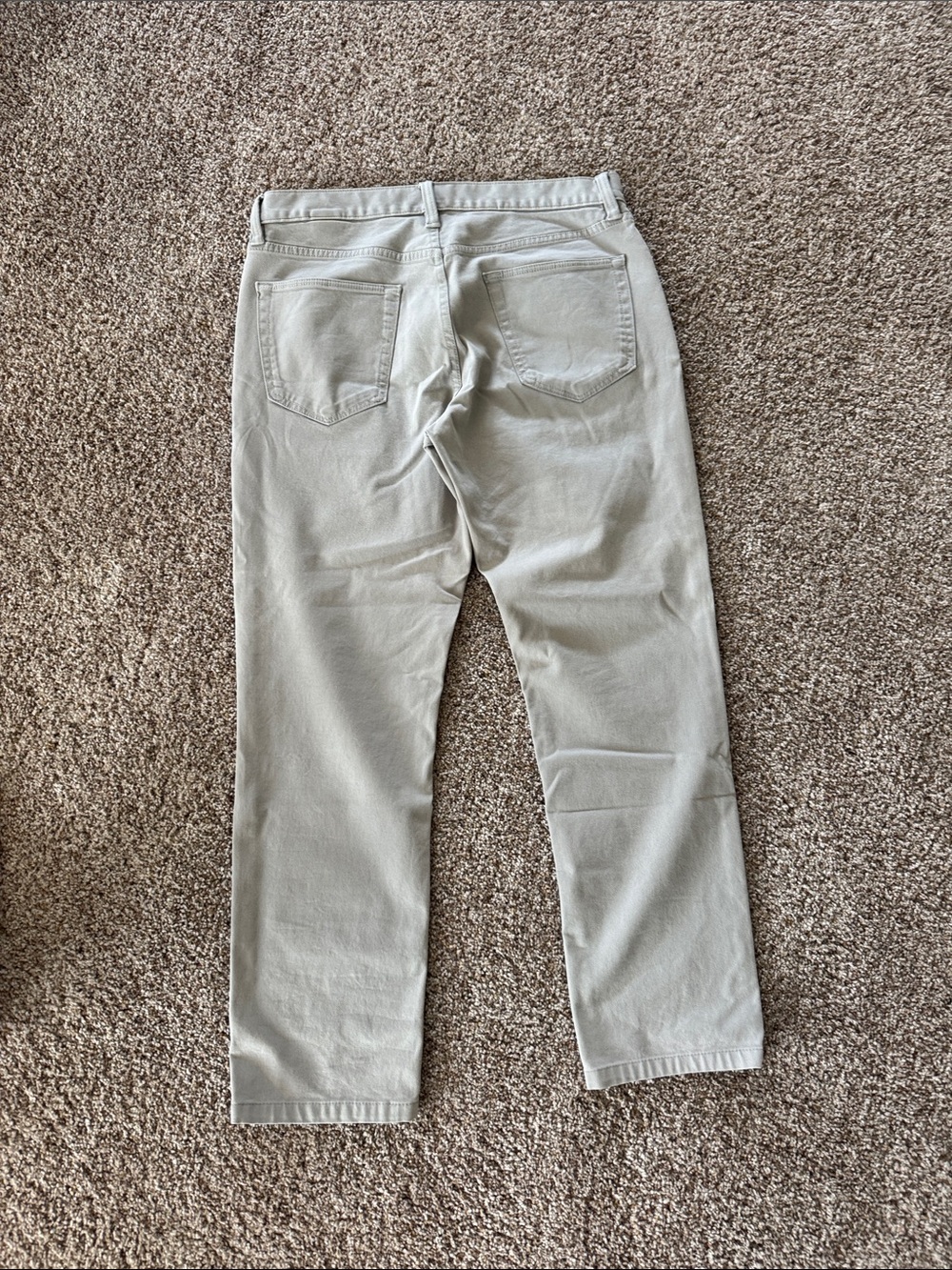 Men's banana republic Light Gray traveler pant Slim Straight - Picture 5 of 5